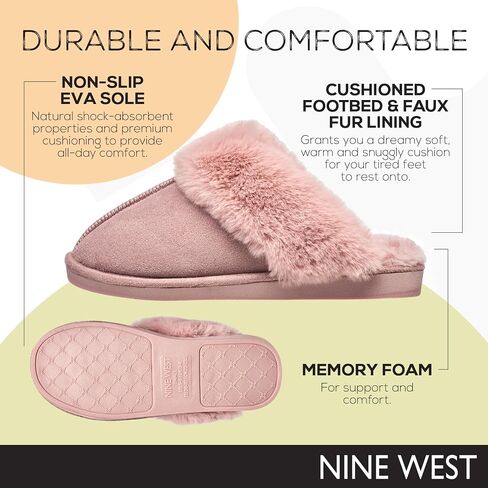 Nine West Women's Scuff Extra Soft Slippers in Kuwait
