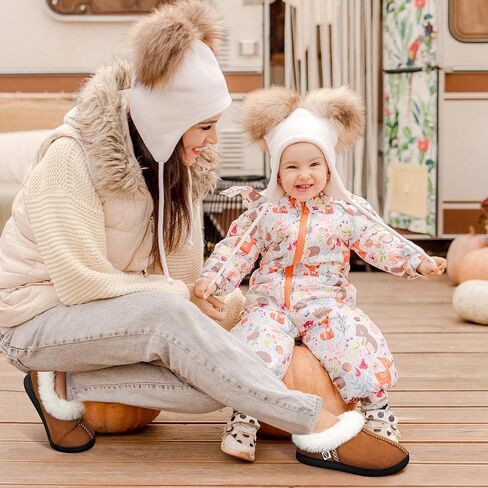 Ablanczoom Slippers for Women House Shoes: Comfy Memory Foam Slippers with Fuzzy Faux Fur Collar Non-skid Rubber Sole Indoor/Outdoor in Saudi Arabia
