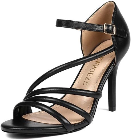 صنادل نسائية ذات كعب عالٍ ومفتوحة من الأمام وكعب عالٍ من Stiletto للسيدات الأنيقة in Saudi Arabia