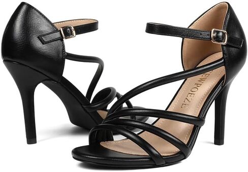 صنادل نسائية ذات كعب عالٍ ومفتوحة من الأمام وكعب عالٍ من Stiletto للسيدات الأنيقة in Saudi Arabia