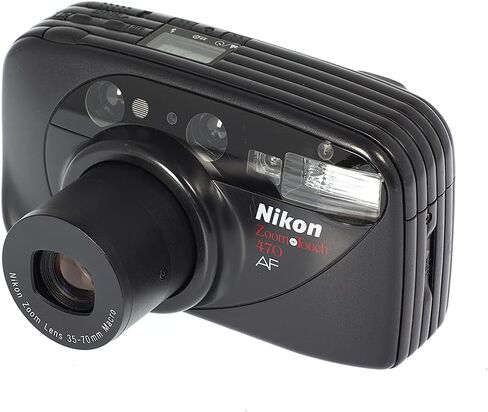 كاميرا نيكون Zoom Touch 470 AF 35 مم، عدسة تكبير Nikon 35-70 مم ماكرو (متجددة) in Saudi Arabia