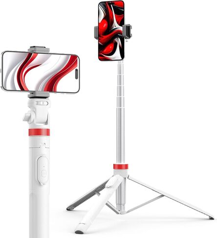 Eicaus 72'' Phone Tripod, Tripod for iPhone & Selfie Stick Tripod with Phone Mount and Remote - Upgraded, Stable, and Portable Tripod for iPhone 15/14/13, Android, Cameras and Action Cameras in Saudi Arabia