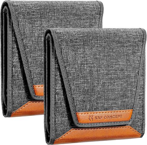 K&F Concept Lens Filter Pouch 2 Pack, Lens Filter Case 3 Pocket Professional Photography Filter Holder Belt Bag Pouch Water-Resistant and Dustproof for Filter Up to 82mm in Kuwait