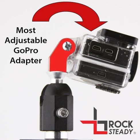Rock Steady Slim Handle Exterior Airplane Camera Mount Compatible with GoPro and GoPro Stlye Cameras - Car RV Truck Boat in Saudi Arabia