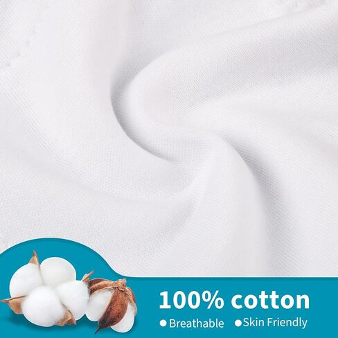 BIG ELEPHANT 10 Packs Potty Training Pants Cotton Absorbent, Side Button Training Underwear Reusable Snaps for Boys and Girls in Saudi Arabia