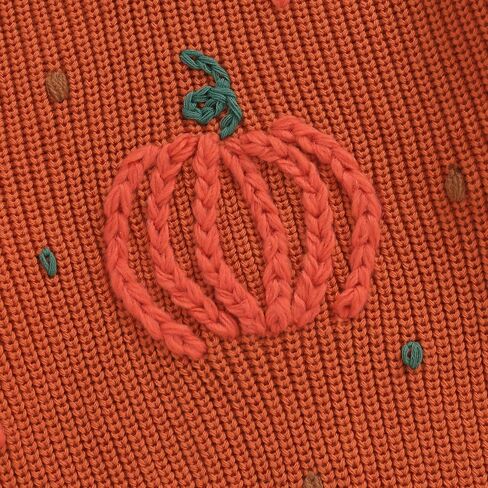 Mubineo Toddler Baby Girl Boy Halloween Clothes Cute Pumpkin Sweater Pullover Long Sleeve Knit Infant Winter Sweaters in Saudi Arabia