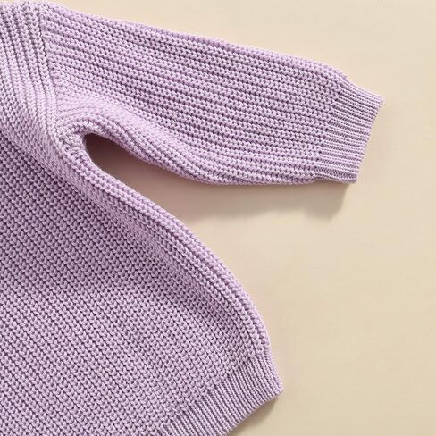 Toddler Baby Girl Boy Long Sleeve Knit Sweater Cute Round Neck Pullover Fall Winter Warm Tops Clothes in Saudi Arabia