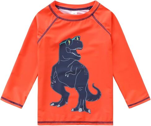 طقم ملابس سباحة مكونة من 3 قطع للأطفال الصغار والأولاد وقبعات Rashguard للشمس in Kuwait