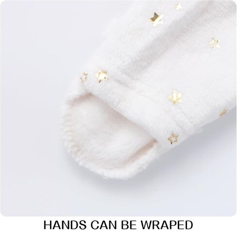 Baby Fleece Jumpsuit for 0-3 Months Infant Bear Snowsuit Newborn Romper Warm Coat in Saudi Arabia