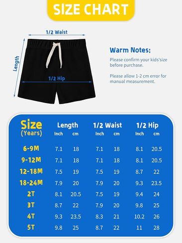 4 Pack Toddler Boy Shorts Cotton Baby Boys Shorts Boys Summer Casual Shorts Kids Jogger Shorts in Saudi Arabia