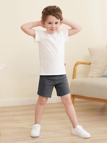 4 Pack Toddler Boy Shorts Cotton Baby Boys Shorts Boys Summer Casual Shorts Kids Jogger Shorts in Saudi Arabia
