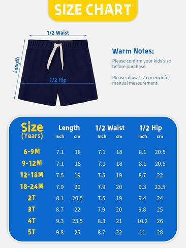 4 Pack Toddler Boy Shorts Cotton Baby Boys Shorts Boys Summer Casual Shorts Kids Jogger Shorts in Saudi Arabia
