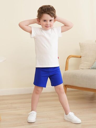 4 Pack Toddler Boy Shorts Cotton Baby Boys Shorts Boys Summer Casual Shorts Kids Jogger Shorts in Saudi Arabia