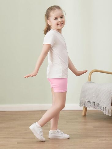 3 Pack Cotton Baby Girls Shorts Toddler Biker Shorts Girls Bike Shorts Cartwheel Under Dress Shorts for Baby in Saudi Arabia