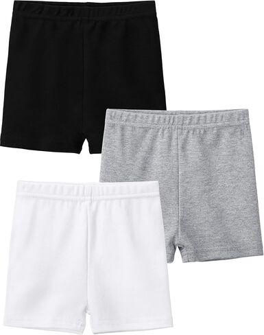 3 Pack Cotton Baby Girls Shorts Toddler Biker Shorts Girls Bike Shorts Cartwheel Under Dress Shorts for Baby in Saudi Arabia