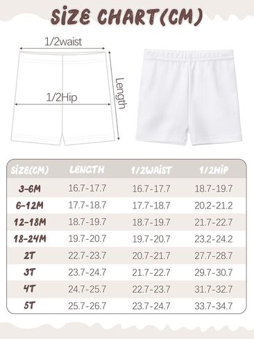 3 Pack Cotton Baby Girls Shorts Toddler Biker Shorts Girls Bike Shorts Cartwheel Under Dress Shorts for Baby in Saudi Arabia