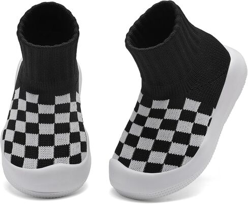 Baby Sock Shoes Baby Walking Shoes for Girls Boys Infant Non-Slip Breathable Soft Rubber Sole Slip On Sneakers in Saudi Arabia