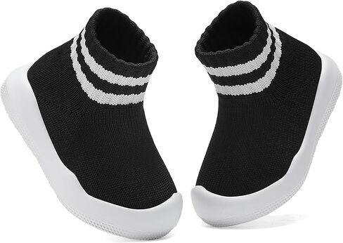 Baby Sock Shoes Baby Walking Shoes for Girls Boys Infant Non-Slip Breathable Soft Rubber Sole Slip On Sneakers in Saudi Arabia