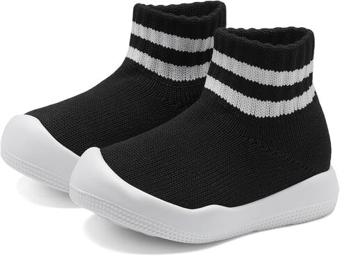 Baby Sock Shoes Baby Walking Shoes for Girls Boys Infant Non-Slip Breathable Soft Rubber Sole Slip On Sneakers in Saudi Arabia