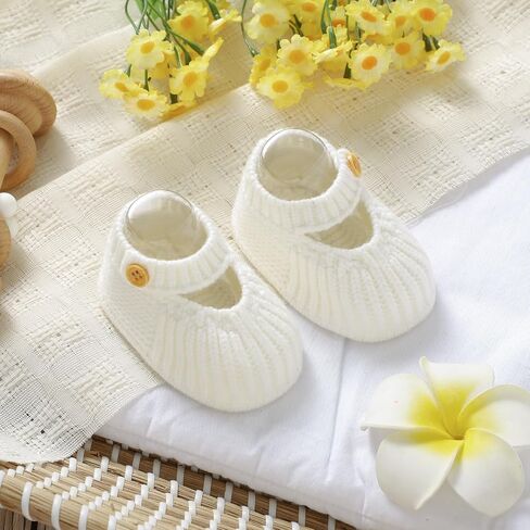 Baby Booties Crochet Knit First Walkers Boots Newborn Soft Socks Shoes for Infant Boy Girl in Saudi Arabia
