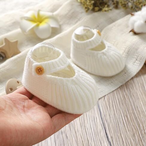 Baby Booties Crochet Knit First Walkers Boots Newborn Soft Socks Shoes for Infant Boy Girl in Saudi Arabia