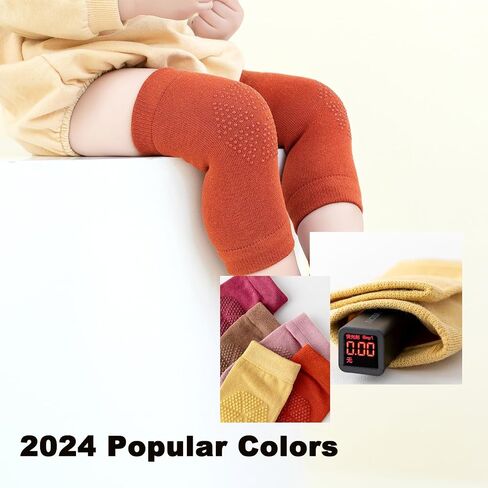 Baby Knee Pads for Crawling (girls 5 Pairs)- Boy Girl Anti-Slip Knee Pads -Helper to Protect Crawling Infant Essentials,Babies Accessories in Saudi Arabia