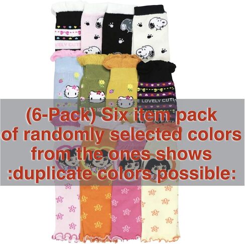ToBeInStyle Packs of 6 or 12 Leg Warmers Leggings Kneepads Girls Baby Crawling Socks in Saudi Arabia