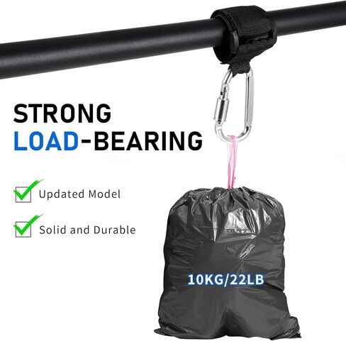 2 Pcs Stroller Hooks, Multi-functional Suspension Hooks, Convenient and Durable Wheelchair Hook Clips, Strap Hooks for Motorized Scooters, Shopping Carts, Trolleys, Walker Hooks, Stroller Clips M in Saudi Arabia