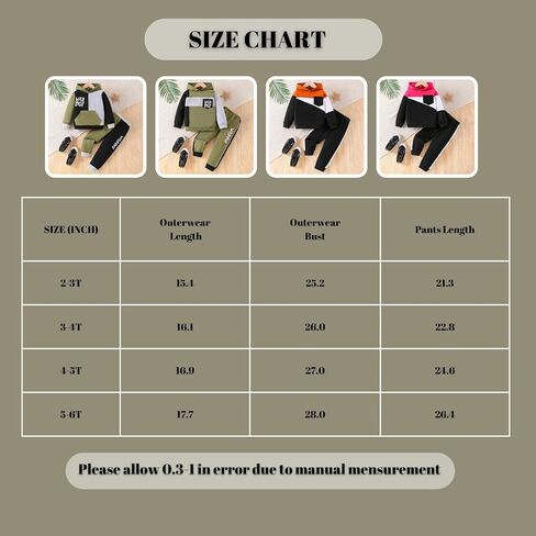 ملابس أطفال أولادي 2-6T سترات بقلنسوة + سراويل ملابس خريف وشتاء in Kuwait