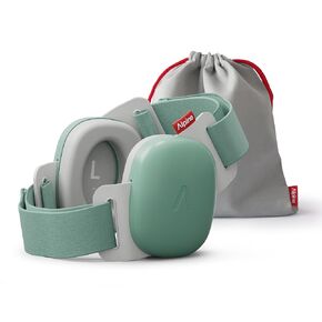 Alpine Muffy Baby - New & Improved Baby Ear Muffs Noise Protection for Babies and Toddlers - CE & ANSI Certified - Safe and Soothing Hearing Protection - Age 3-48 months - Approved by Babies - Green