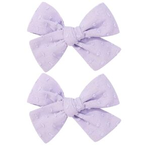 Bows for Toddler Girls Hair Bow Clips Dot Bow Alligator Hair Clips Newborn Bows for Girl Barrettes Kids Baby Hair Bow Infant Hairpin White Hair Accessories