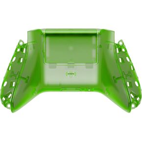 eXtremeRate Custom Back Cover Shell for Xbox Core Wireless Controller, Clear Replacement Controller Battery Cover & Bottom Shell for Xbox Series X & S Controller [Controller NOT Included]