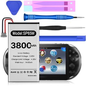Ps Vita SP65M Games Battery,New 3800mAh High Capacity New 0 Cycle Battery Replacement for Sony PS Vita Playstation Vita PCH-1006 PCH-1101 PSV 1000 PCH-1001 Games with Repair Tool Kit in Kuwait
