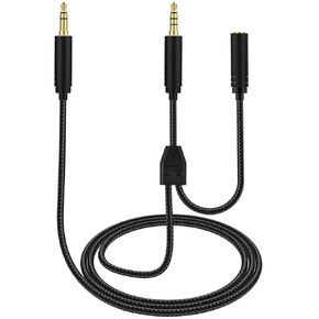 Chat Link Pro Cable for Elgato HD60 S/S+,HD60PRO Capture Card, HD60 S+ Chat Link Pro Cable Compatible with Elgato HD60,HD60S,H60Pro,Elgato HD60 X, Xbox One, PS4 and PS5 Switch(Black,8.8ft)