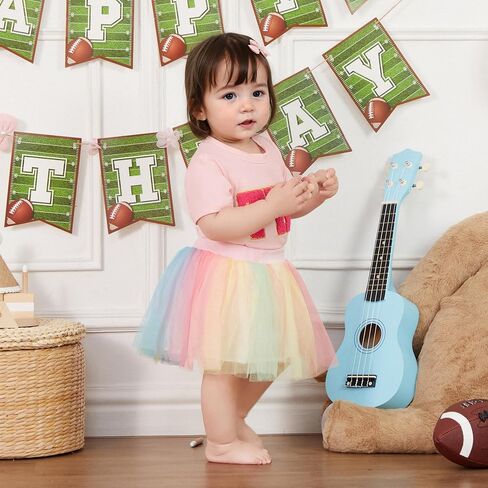 FIOMVA Toddler Girl Birthday Outfit Two Three Four Five Six Birthday Shirt+Tutu Tulle Skirt Birthday Clothes in Saudi Arabia