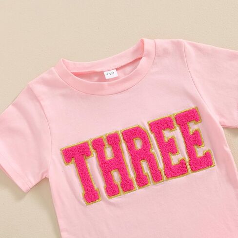 FIOMVA Toddler Girl Birthday Outfit Two Three Four Five Six Birthday Shirt+Tutu Tulle Skirt Birthday Clothes in Saudi Arabia