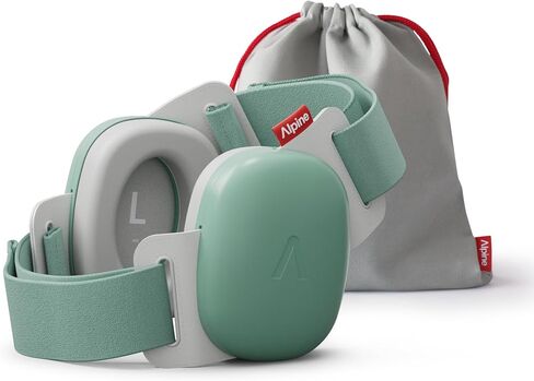 Alpine Muffy Baby - New & Improved Baby Ear Muffs Noise Protection for Babies and Toddlers - CE & ANSI Certified - Safe and Soothing Hearing Protection - Age 3-48 months - Approved by Babies - Green in Saudi Arabia