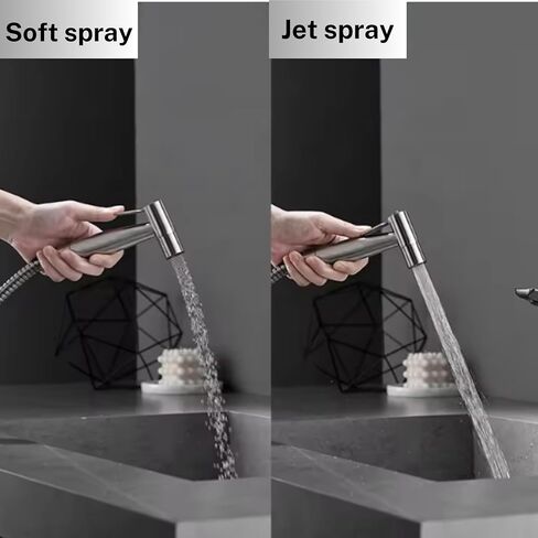 Premium Stainless steel Handheld Bidet Sprayer for Toilet, Easy Install Hygiene Tool, Sprayer Kit for Cloth Diaper, Toilet Sprayer for Feminine Wash, Sprayer for Pet, Wall or Toilet Mount. in Saudi Arabia