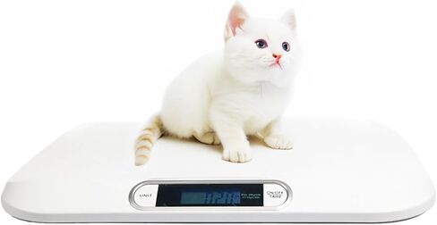 Pet Digital Weighing Scale for Cat, Puppy, Reptile, Multifunctional Infant Changing Pad, Weight Up to 44lbs, Electronic LED Display in Saudi Arabia
