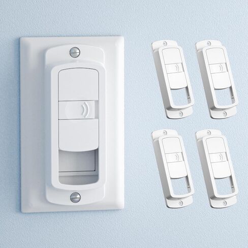 SAFELON 4 PCS Light Switch Cover Guard for Baby Safety, Childproof Light Switch Locks, Wall Switch Covers Prevents Kids from Turning The Lights On and Off in Saudi Arabia