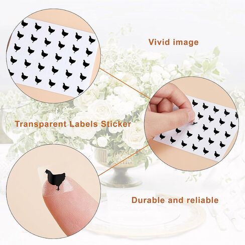 OLYCRAFT 1200pcs 4 Styles Black Meal Stickers 1 Inch Food Choice Sticker Beef/Chicken/Fish/Carrot Wedding Meal Indicator Stickers Kitchen Stickers for Place Card Wedding Party Supplies in Saudi Arabia