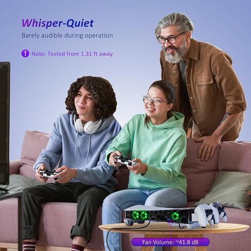NexiGo Horizontal Stand for New PS5 Slim and Pro Console, [Minimalist Design], Base Stand for PS5 Accessories, Compatible with PlayStation 5 Slim/Pro Disc & Digital Editions, White in Saudi Arabia