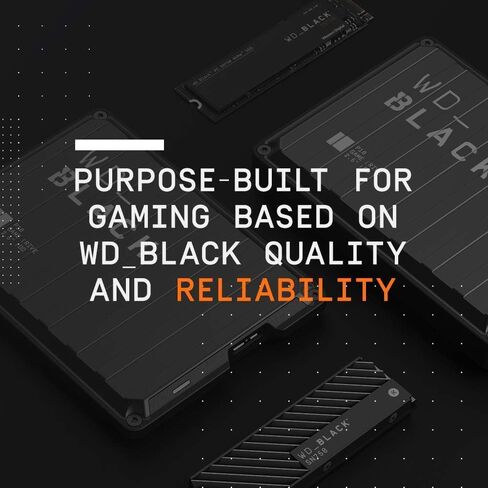 WD_Black 8TB D10 Game Drive, Portable External Hard Drive HDD Compatible with Playstation, Xbox, PC, & Mac - WDBA3P0080HBK-NESN (Renewed) in Saudi Arabia