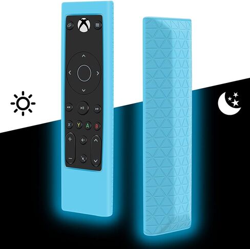 Silicone Protective Case for PDP Gaming Remote Control: Xbox Series X|S Xbox One, Xbox,Shockproof Remote Case Holder Skin Proetector for PDP Xbox One Remote Battery Back Covers Case-Glowblue in Kuwait