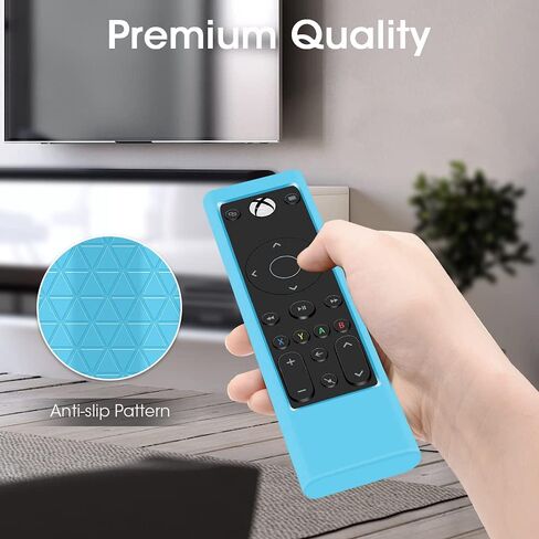 Silicone Protective Case for PDP Gaming Remote Control: Xbox Series X|S Xbox One, Xbox,Shockproof Remote Case Holder Skin Proetector for PDP Xbox One Remote Battery Back Covers Case-Glowblue in Kuwait