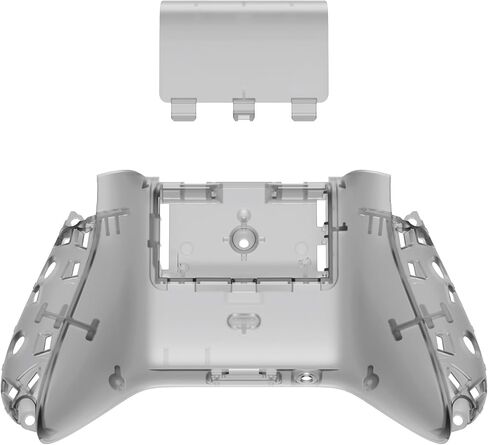 غطاء خلفي مخصص للغاية لوحدة التحكم اللاسلكية Xbox Core، وغطاء بطارية وحدة التحكم البديلة باللون الأسود الشفاف والغطاء السفلي لجهاز Xbox Series X & S [وحدة التحكم غير متضمنة] in Kuwait
