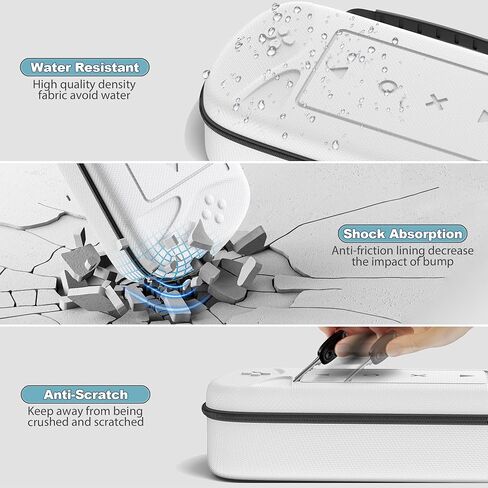 حقيبة حمل بوابة PS متوافقة مع مشغل Playstation Portal Remote Player، حقيبة بوابة PS5 مع جيب بسحاب لملحقات بوابة PS، حقيبة حمل بوابة PS5 سوداء، حقيبة سفر صلبة لبوابة PS in Kuwait
