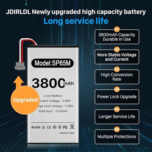 Ps Vita SP65M Games Battery,New 3800mAh High Capacity New 0 Cycle Battery Replacement for Sony PS Vita Playstation Vita PCH-1006 PCH-1101 PSV 1000 PCH-1001 Games with Repair Tool Kit in Kuwait