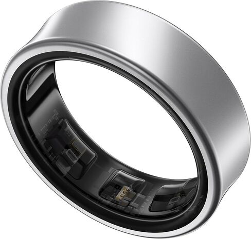 SAMSUNG Galaxy Ring, AI Smart Ring, Size First w/Sizing Kit, No App Subscription, Fitness Monitor, Sleep Tracker, Up to 7-Day Battery, Size 5, Titanium Black [US Version, 1Yr Manufacturer Warranty] in Saudi Arabia
