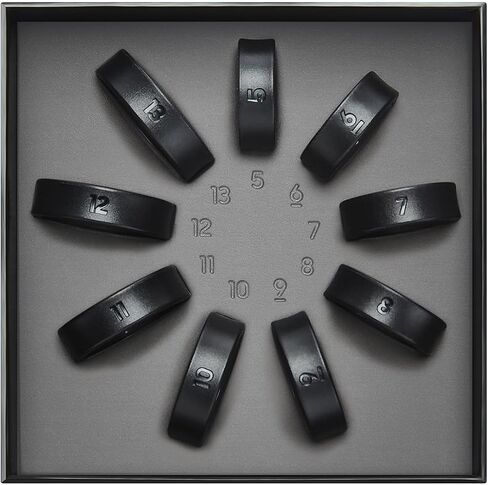 SAMSUNG Galaxy Ring, AI Smart Ring, Size First w/Sizing Kit, No App Subscription, Fitness Monitor, Sleep Tracker, Up to 7-Day Battery, Size 5, Titanium Black [US Version, 1Yr Manufacturer Warranty] in Saudi Arabia